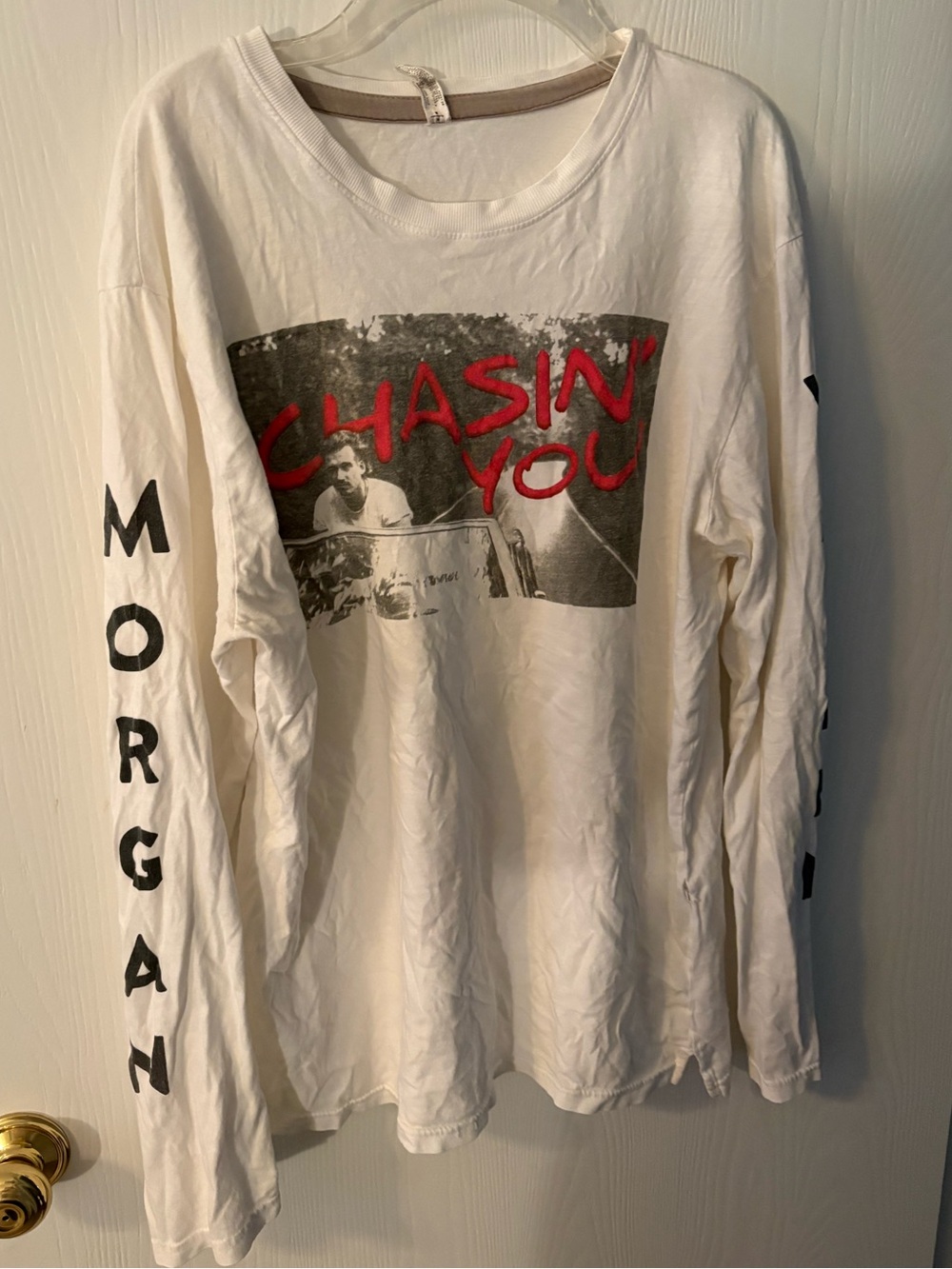 Vintage Morgan Wallen’s “Whiskey Glasses” First tour Concert Long sleeve